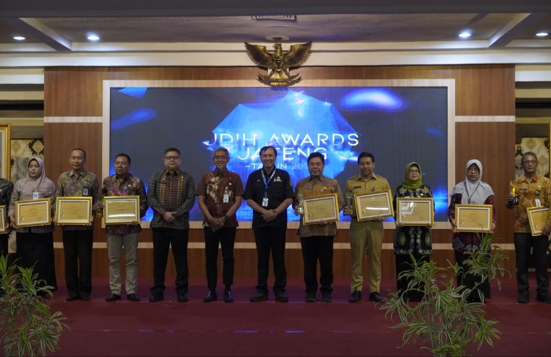 Penghargaan JDIH Provinsi Jawa Tengah Tahun 2024